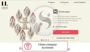 Cómo comprar Scrivener en español